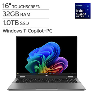 ASUS Vivobook Flip 16" OLED Touchscreen Laptop - Copilot+ PC - Intel Core Ultra 9 Series 3 Processor - 32GB RAM - 1TB SSD - Windows 11 $1399.99