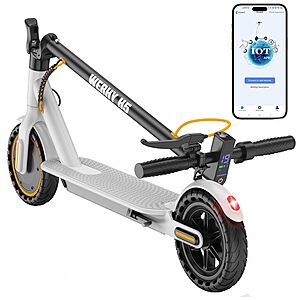 WERHY Electric Scooter, 500W/350W Powerful Motor & 19 MPH Top Speed, 16/25 Miles Range, Folding E Scooter with Dual Braking for Teens and Adults $159.99