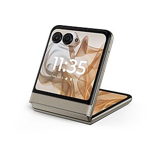 Motorola razr | 2024 | Unlocked | Made for US 8/256GB | 50MP Camera | Beach Sand Open Box – Like New $287.27