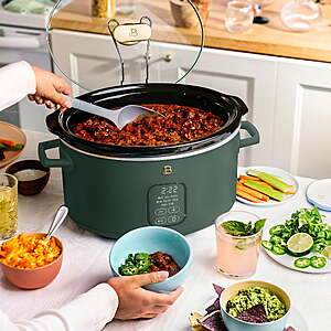 Beautiful 6 Qt Programmable Slow Cooker, Thyme Green by Drew Barrymore $48.82