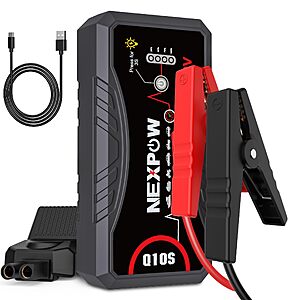 NEXPOW Car Jump Starter 2026 Upgraded Car Battery Jump Starter Pack | 3000A Peak for Up to 9.0L Gas and 7.0L Diesel Engine 12V Battery starter