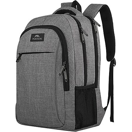 MATEIN Travel Laptop Backpack, Business Anti Theft Slim Sturdy Laptops Backpack Personal Item Bag, Water Resistant College School Computer Bag $19.79