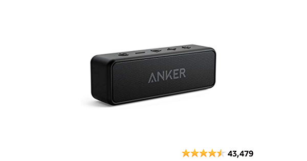 Anker Soundcore 2 Portable Bluetooth Speaker With 12w Stereo Sound Bluetooth 5 Bassup Ipx7 Waterproof 24 Hour Playtime Wireless Stereo Pairing Speaker For Home Out 29 99