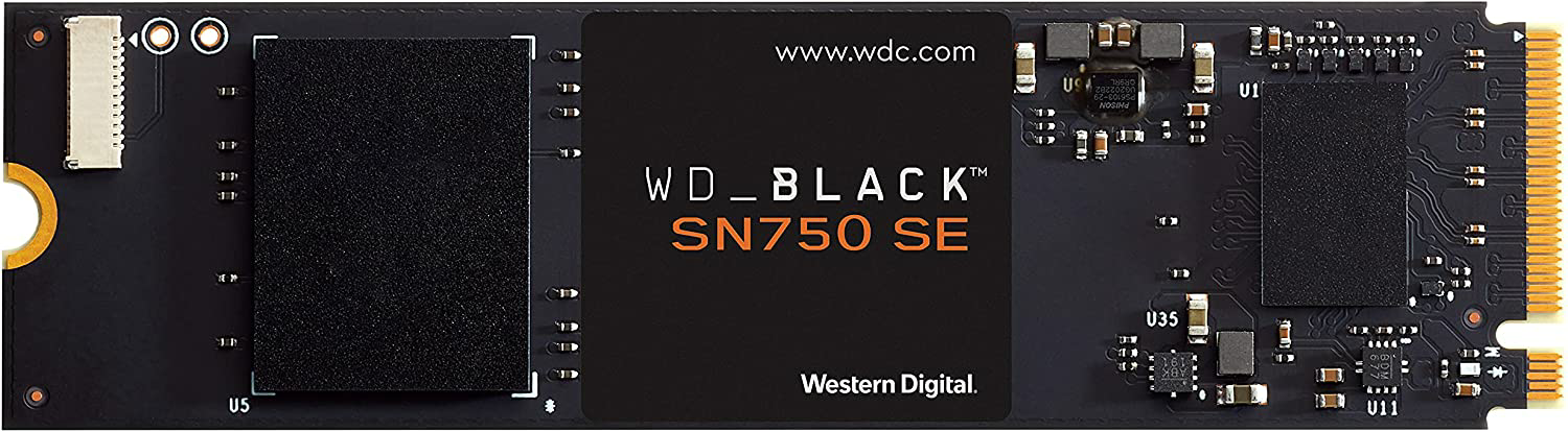 Amazon.com: WD_BLACK 1TB SN750 SE NVMe Internal Gaming SSD Solid State Drive - Gen4 PCIe, M.2 2280, Up to 3,600 MB/s - WDS100T1B0E : Electronics $95