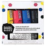 Liquitex BASICS Acrylic Paint Tubes, 5-Piece Set $15.09 + FS w/ Prime @Amazon