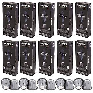 Gimoka 100 pack Coffee Capsule Compatible with the Nespresso