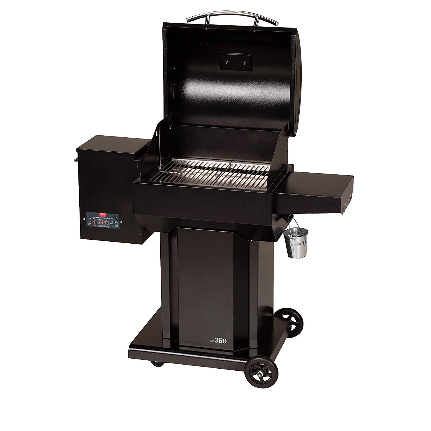 Us Stove Ussc Grills Hooch Usg350 Wood Pellet Grill And Smoker Black For 335 99 At Amazon