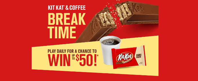 KitKat and Coffee Break Time    Ends 12/31/2018