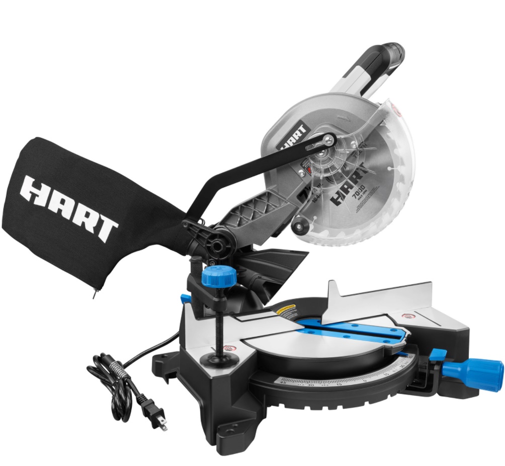 HART 7-1/4-Inch 9-Amp Compound Miter Saw, HTMS01 - $54