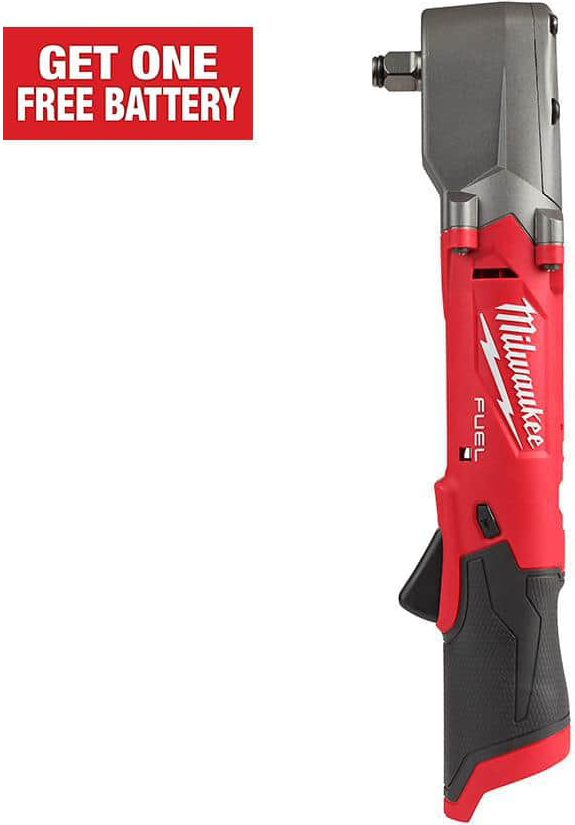 Milwaukee M12 FUEL 12V Lithium-Ion Brushless Cordless 1/2 in. Right Angle Impact Wrench (Tool-Only) 2565-20 - The Home Depot $142.45