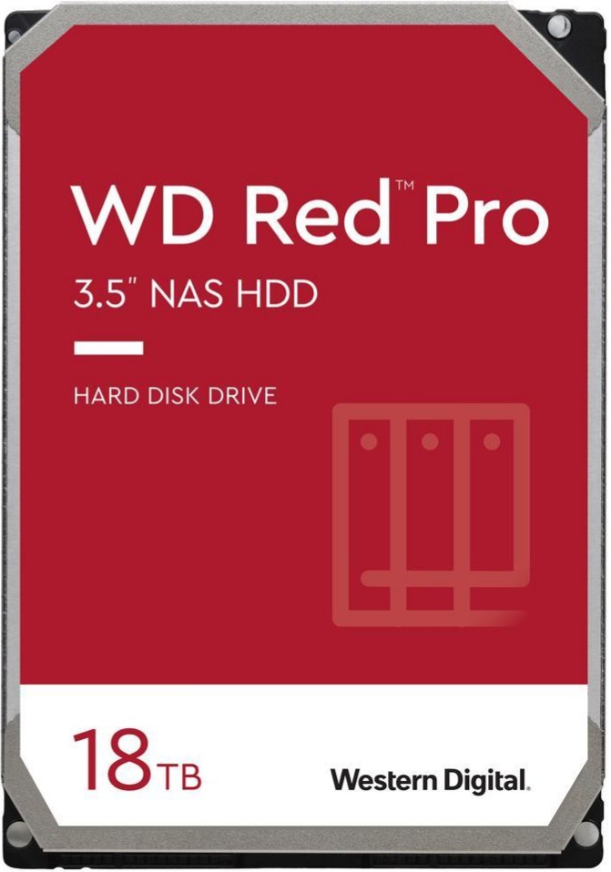 18TB WD Red Pro WD181KFGX NAS Hard Drive $270 at Newegg