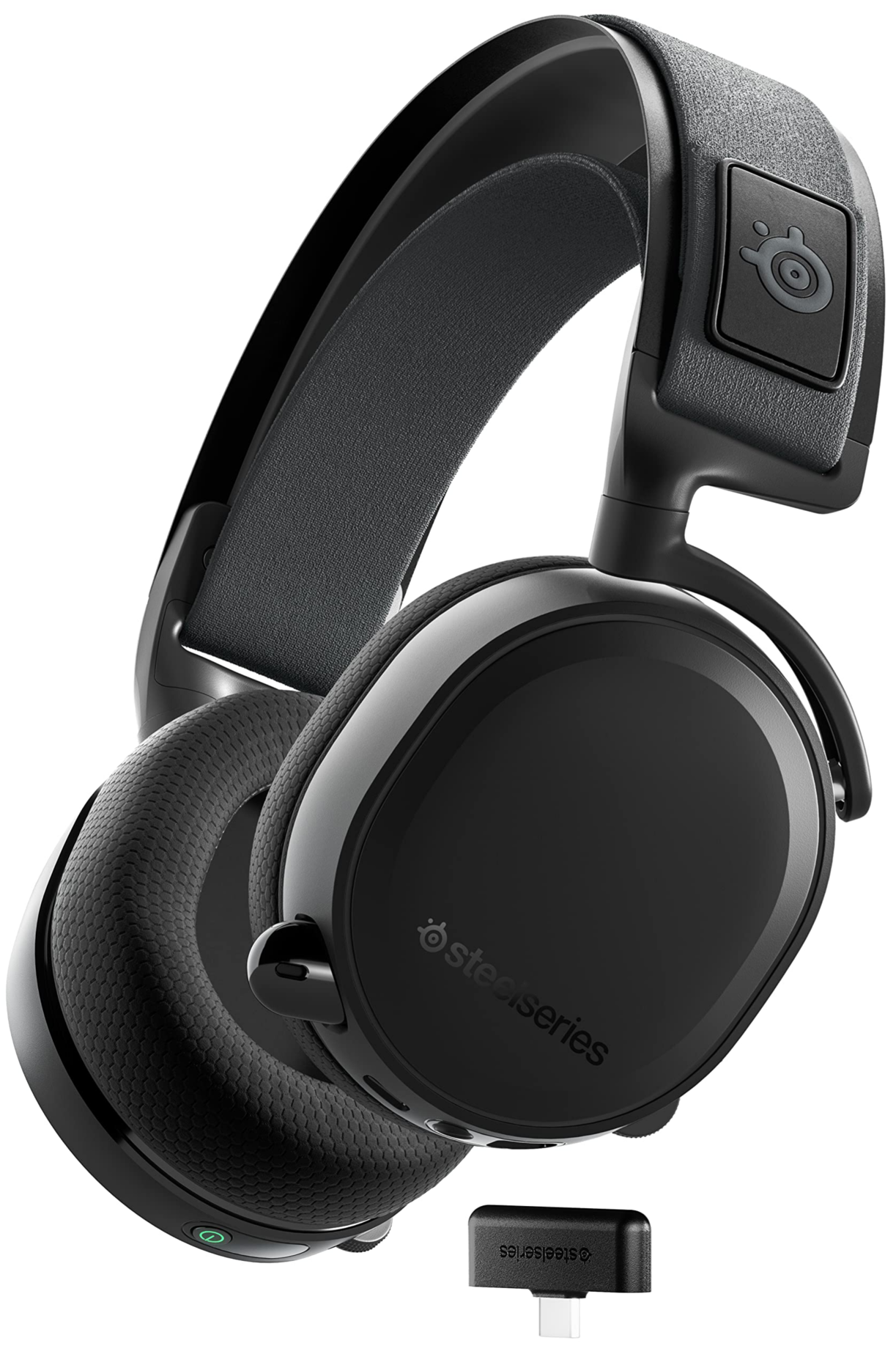 SteelSeries Arctis 7+ Wireless Gaming Headset – Lossless 2.4 GHz – 30 Hour Battery Life – USB-C – 7.1 Surround – For PC, PS5, PS4, Mac, Android and Switch - Black - $139 at Amazon