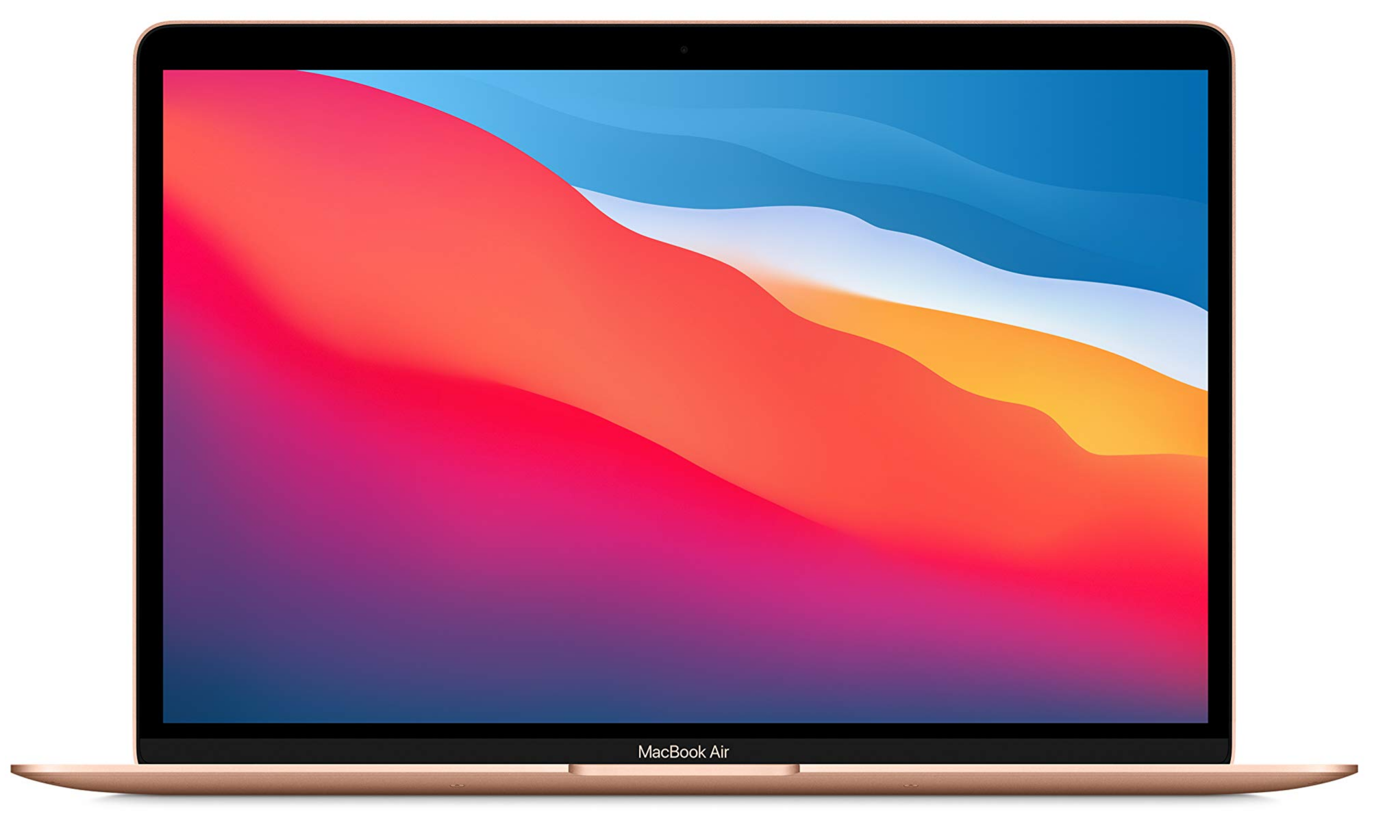 Apple 2020 MacBook Air Laptop M1 Chip, 13” Retina Display, 8GB RAM, 256GB SSD Storage, Backlit Keyboard, FaceTime HD Camera, Touch ID. Works with iPhone/iPad; Gold - $749.99