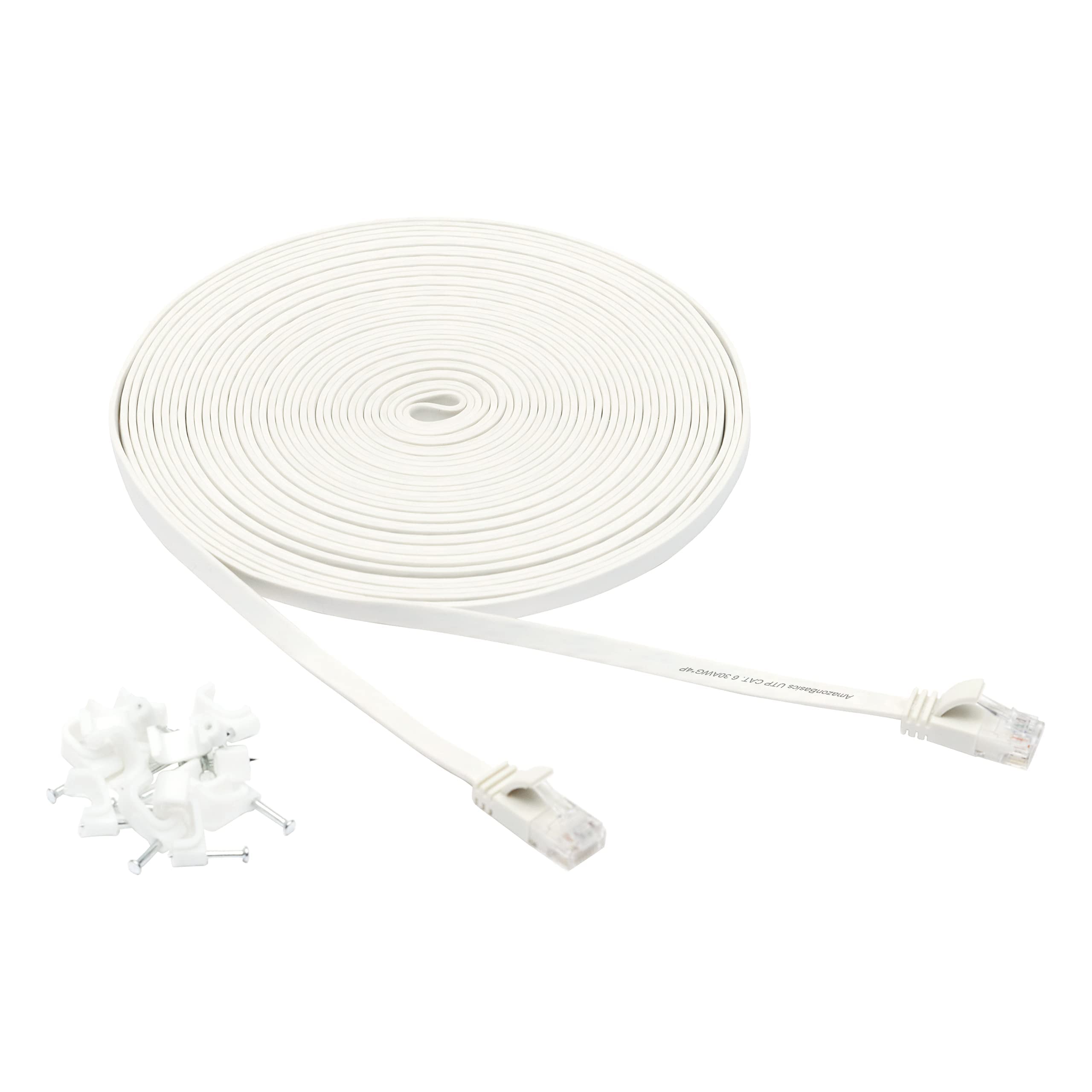 Amazon Basics RJ45 25 Foot Braided Nylon Cat 7 Ethernet Patch Cable $2.26 - AND MORE