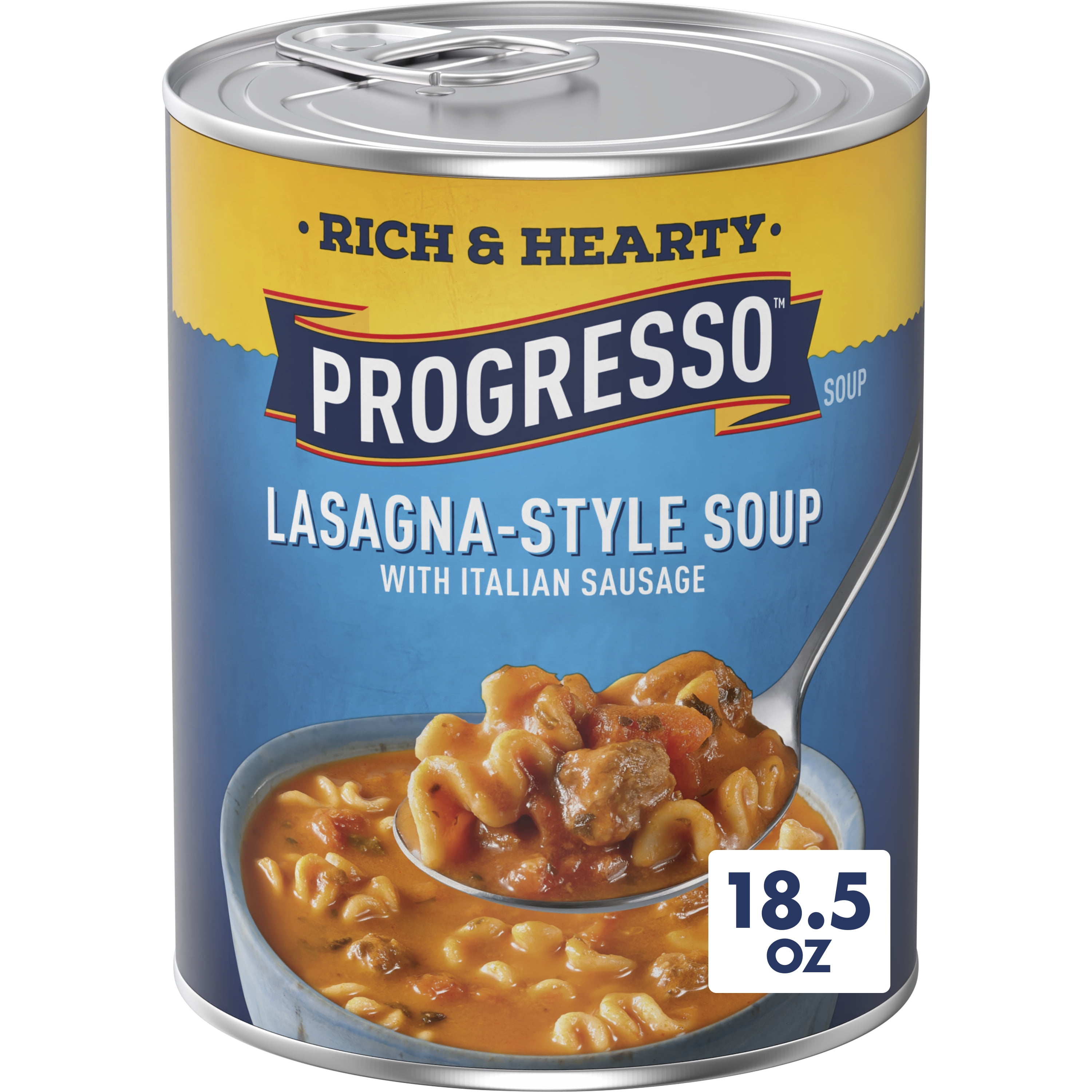 progresso lasagna soup buy 4 get $1 walm cash and pay 1.58 less .25 per can 4 cans $1.33