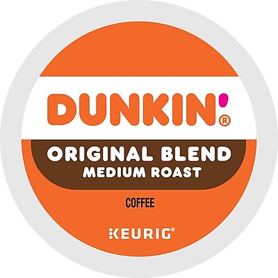 Dunkin' Original Blend Coffee Keurig® K-Cup® Pods, Medium Roast, 88/Carton $34.99