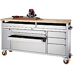 Select Costco Wholesale Locations: Trinity 66" Stainless Steel Rolling Workbench $700 (Pricing/Availability May Vary)