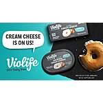 Instacart Free Killer Dave's Plain Bagels and Violife cream cheese