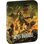 Army of Darkness Limited Edition Steelbook (4K Ultra HD + Blu-ray) $20
