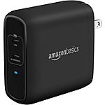Amazon Basics 68W GaN Wall Charger w/ 2 USB-C Ports $19 + Free Shipping w/ Prime