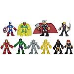 $9.80: 10-Pk 2.5&quot; Marvel Playskool Heroes Superhero Adventures Action Figures Set