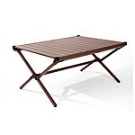 Ozark Trail Aluminum Roll-Top Camping Table,   YMMV.   In store. I just got 1. Dark Brown $17