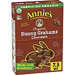 $2.63 w/ S&amp;S: 7.5-Oz Annie's Organic Chocolate Bunny Graham Snacks