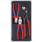 KNIPEX Tools - 3 Piece Combination, Diagonal, Cobra Set (002009V01), free delivery for Prime Members - $66.02