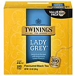 Prime Members: 100-Count Twinings Individually Wrapped Lady Grey Black Tea Bags $6.65 w/ Subscribe &amp; Save + Free S/H (No Rush Delivery)