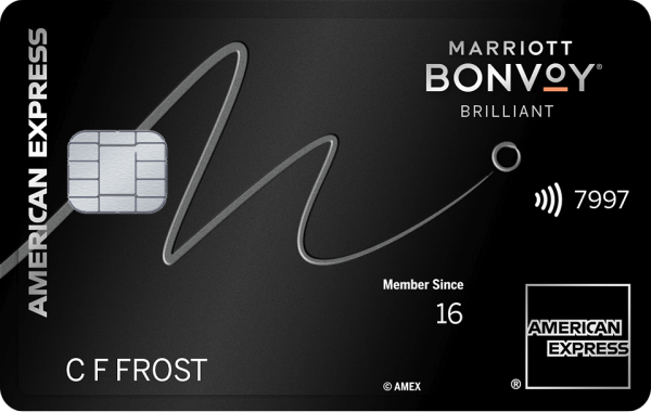 American Express Marriott Bonvoy Brilliant Credit Card Welcome Offer increased to 185,000 points (Bevy, 155,000)