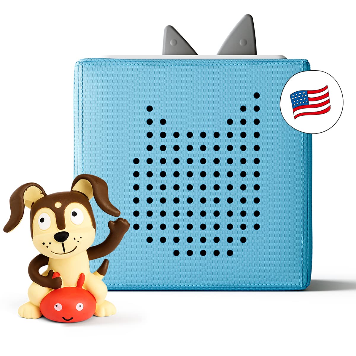 Toniebox Audio Player Starter Set with Playtime Puppy - Listen, Learn, and Play with One Huggable Little Box - Light Blue - $69.99