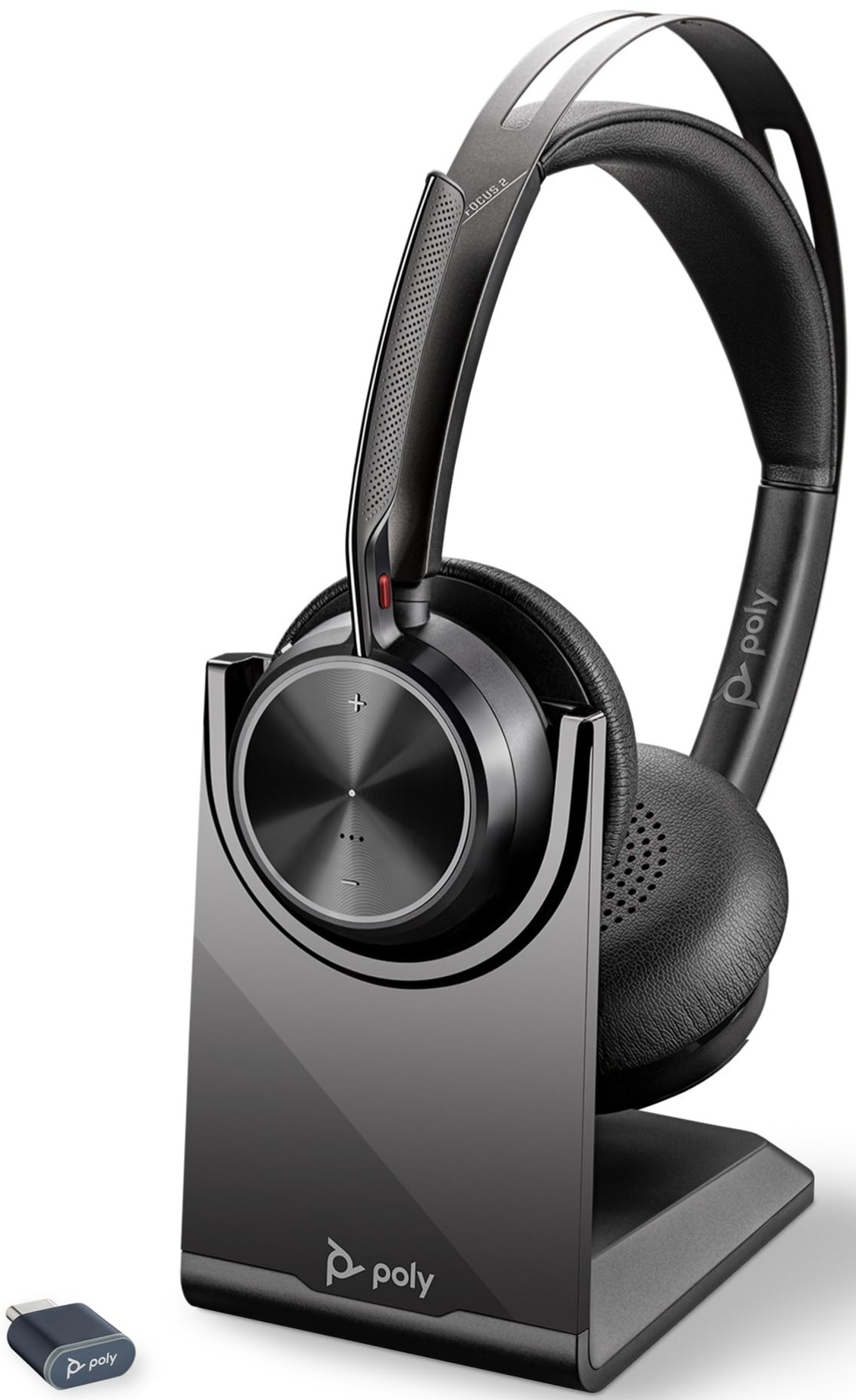 $149.99: Poly Voyager Focus 2 UC Wireless Headset with Microphone & Charge Stand (Plantronics)