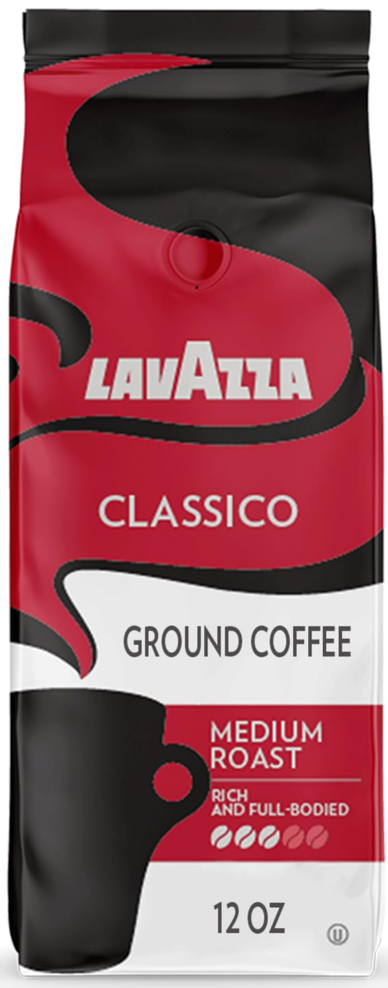 Lavazza Classico Ground Coffee Blend, Medium Roast, 12-Ounce Bag $3.69 w/5+ S&S items $4.43 S&S