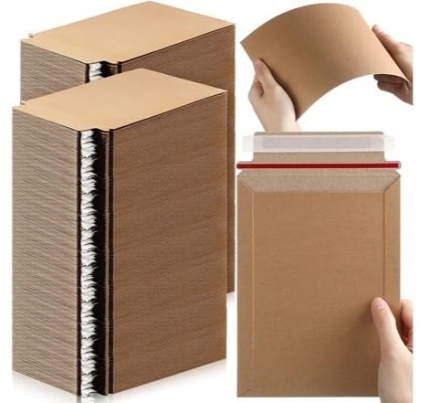 Fainne 350 PC 6x8" 350GSM Document Mailers Brown - $39.99 - Free shipping for Prime members