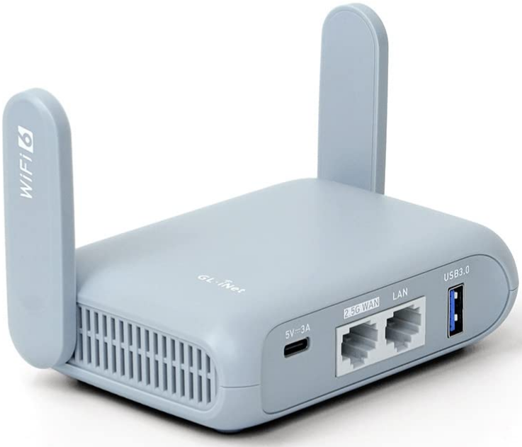 GL.iNet GL-MT3000 Beryl AX Wi-Fi 6 Travel Gigabit Router $62