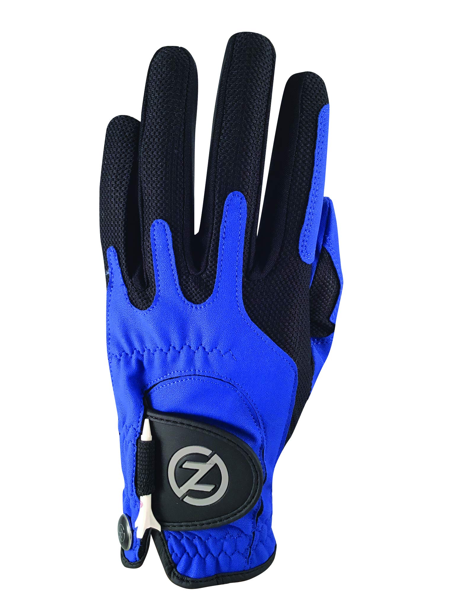 $2.91: Zero Friction Men's Compression-Fit Synthetic Golf Glove, Universal Fit One Size, Left, Blue