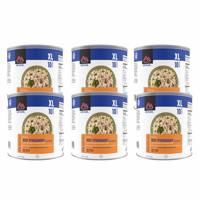 Mountain House Freeze Dried Beef Stroganoff, 6-count $139.99