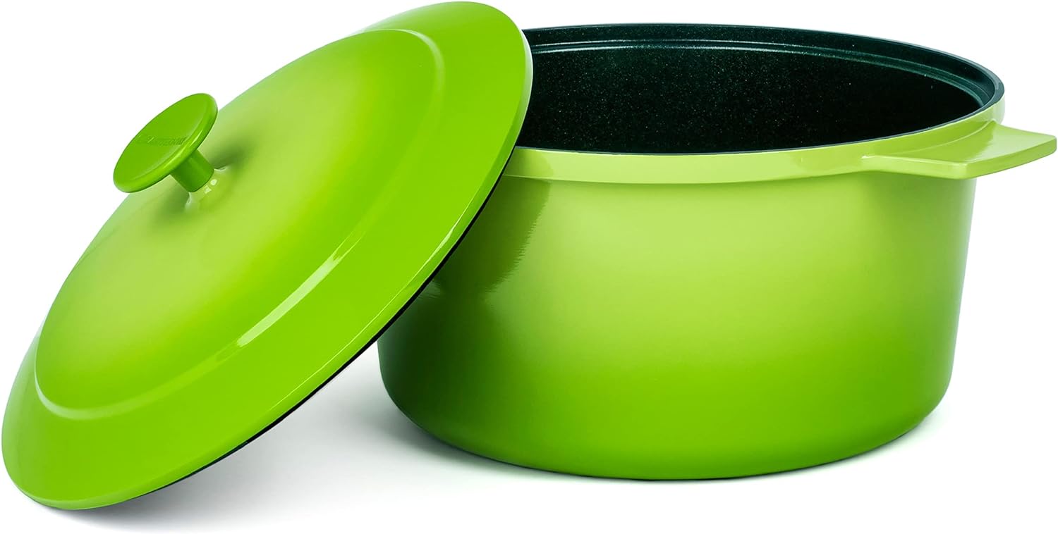 Granitestone 5 Qt Dutch Oven Pot with Lid (Green) 32.98 or (Emerald 6.5qt) 39.99. Free shipping with Prime or with orders 35.00+