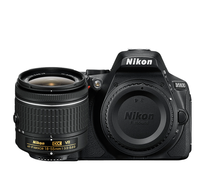 Refurbished Nikon D5600 with 18-55mm lens - $399