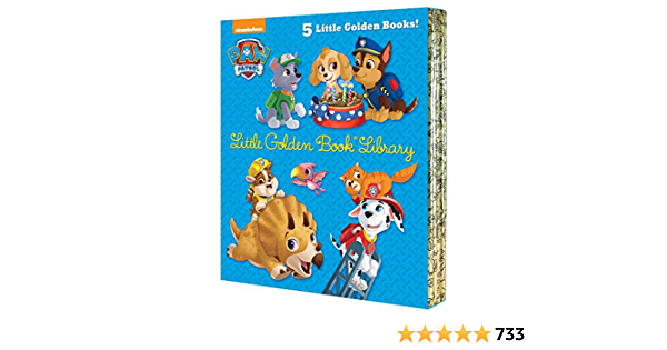 PAW Patrol Little Golden Book Library (5 Books) - $13 Amazon