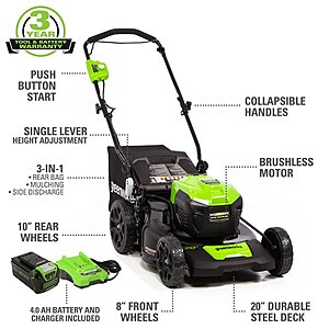 Slickdeals lawn on sale mower