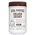 Vital Proteins Collagen Coffee Creamer, Coconut Milk based &amp; Low Sugar Powder with Collagen Peptides Supplement - Mocha 11.2oz $18.99 + Free Shipping w/ Prime or on $25+