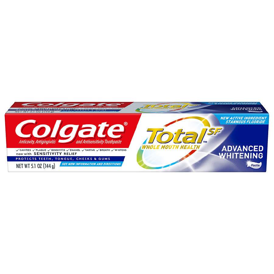 Colgate Total Toothpaste Advanced Whitening Paste 5.1oz + 4000 Balance Rewards Points, 2 for $4 + Free Store Pickup