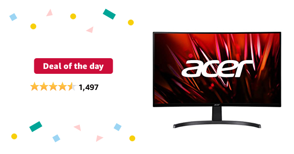 Acer ED273U 27" 1500R Curved WQHD 2560 x 1440 2K Monitor 75Hz Refresh Rate | 1ms VRB $149 - $149