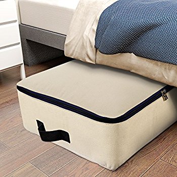 Lifewit Cotton Canvas 100l Large Comforter Storage Bag