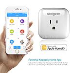 31% Off.Koogeek Home Smart Plug Wi-Fi For Apple HomeKit W/ App $23.99 + Free Shipping @eBay.com