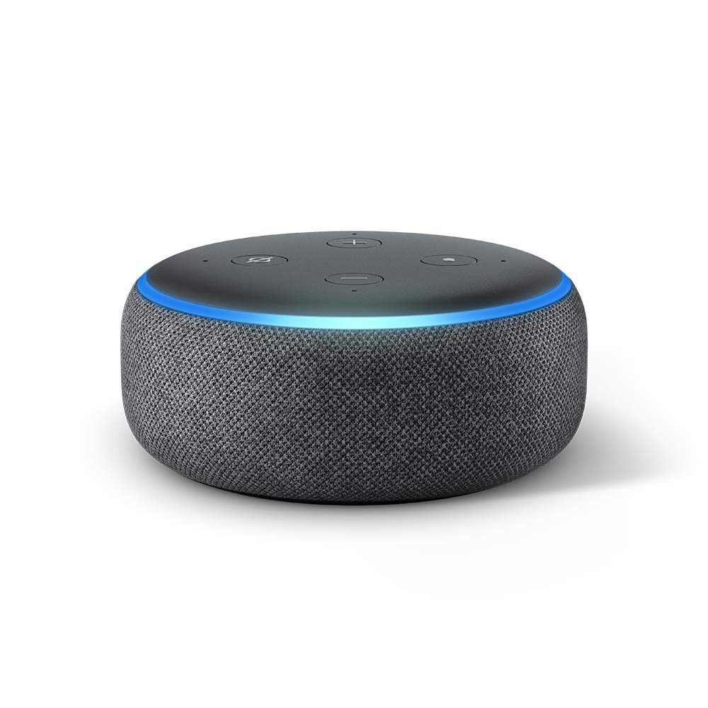 Amazon Echo Dot 3rd Gen (New) Smart Speaker w/ Alexa - Charcoal $17.99