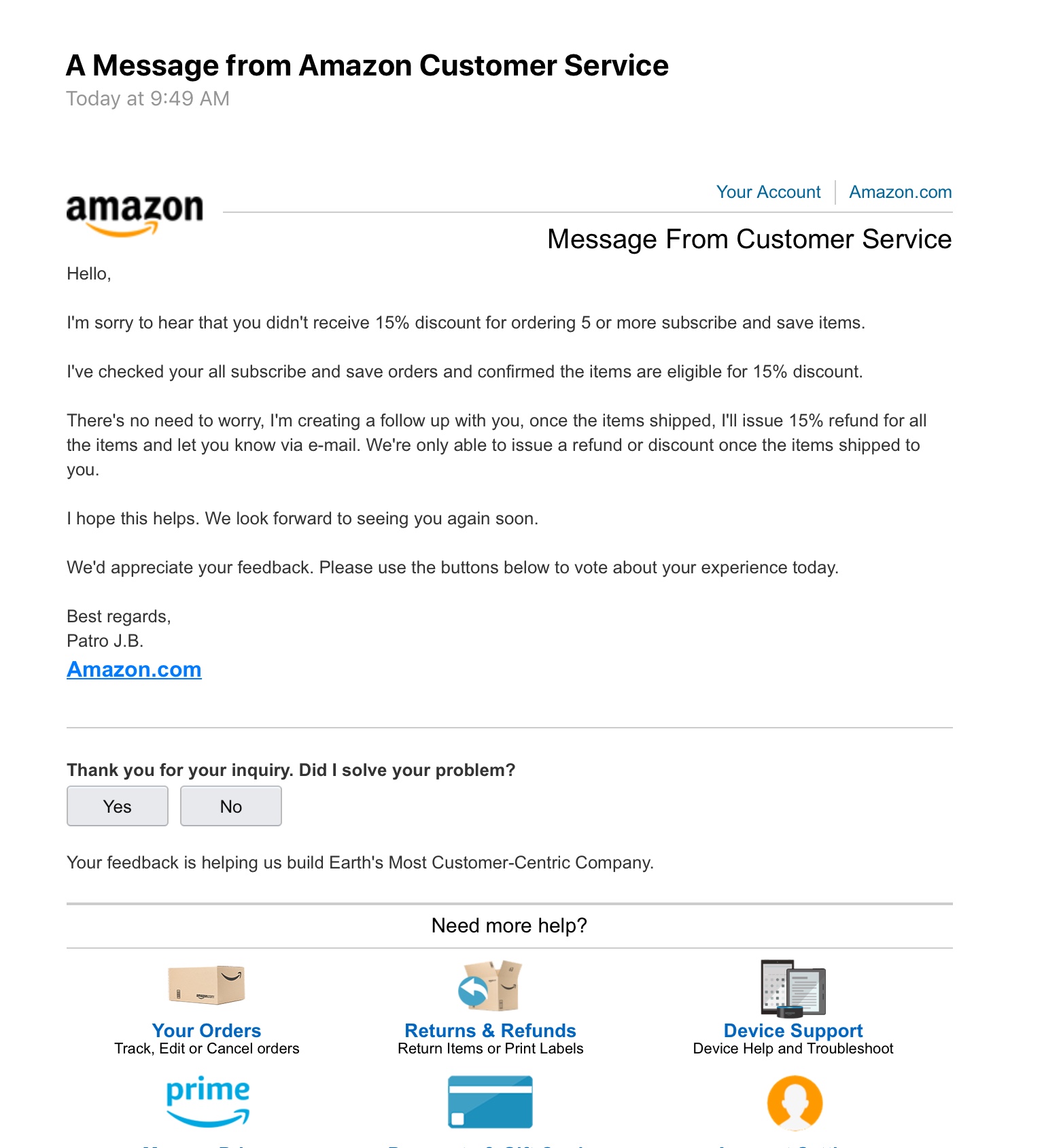 Amazon Subscribe & Save - Missing Discounts