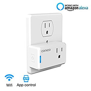 Smart Plug Wi-Fi Remote Control Outlet Works w/ Amazon Alexa & Google Home - $10.87 AC Free Prime Shipping