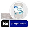 YMMV Great Value Uncoated Paper Plates, 9&amp;quot;, 100ct $2.24